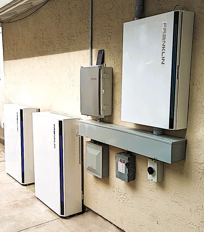 Franklin aPower attach at the wall