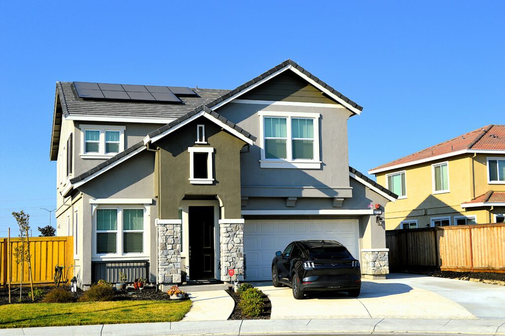 Residential solar installation in Fairfield, CA.